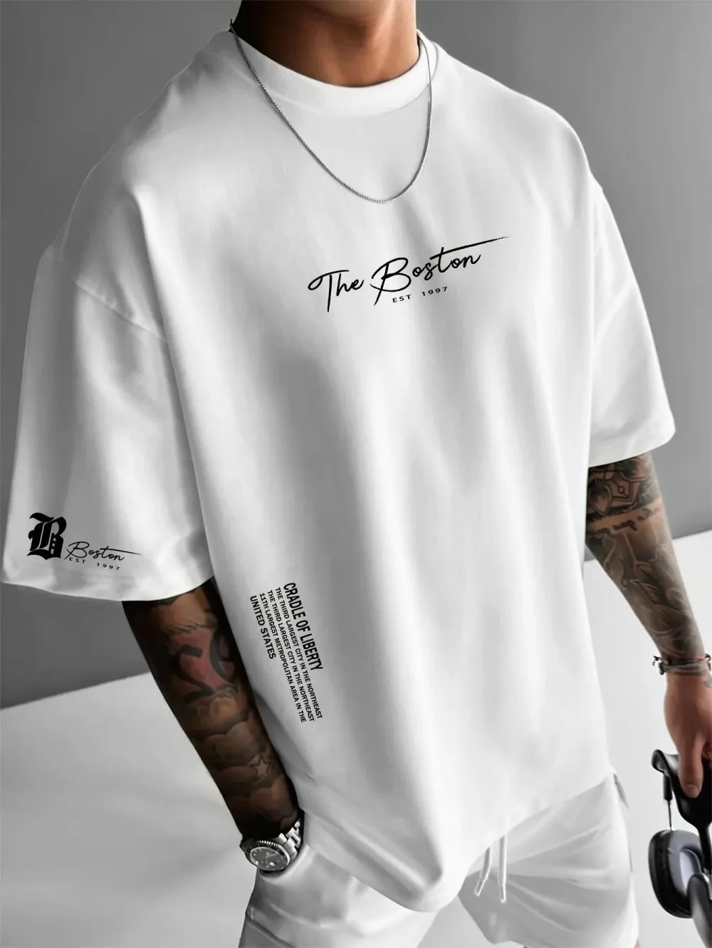 Streetwear Brand Shirts - Новейшая роскошная мужская футболка с принтом,