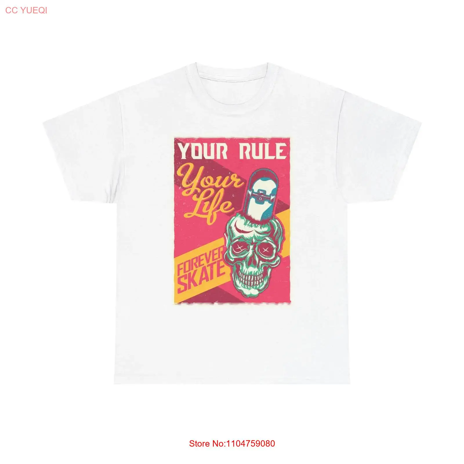 Streetwear Brand Graphic Designer - Футболка Forever Skate, новая, хлопковая, винтажная,