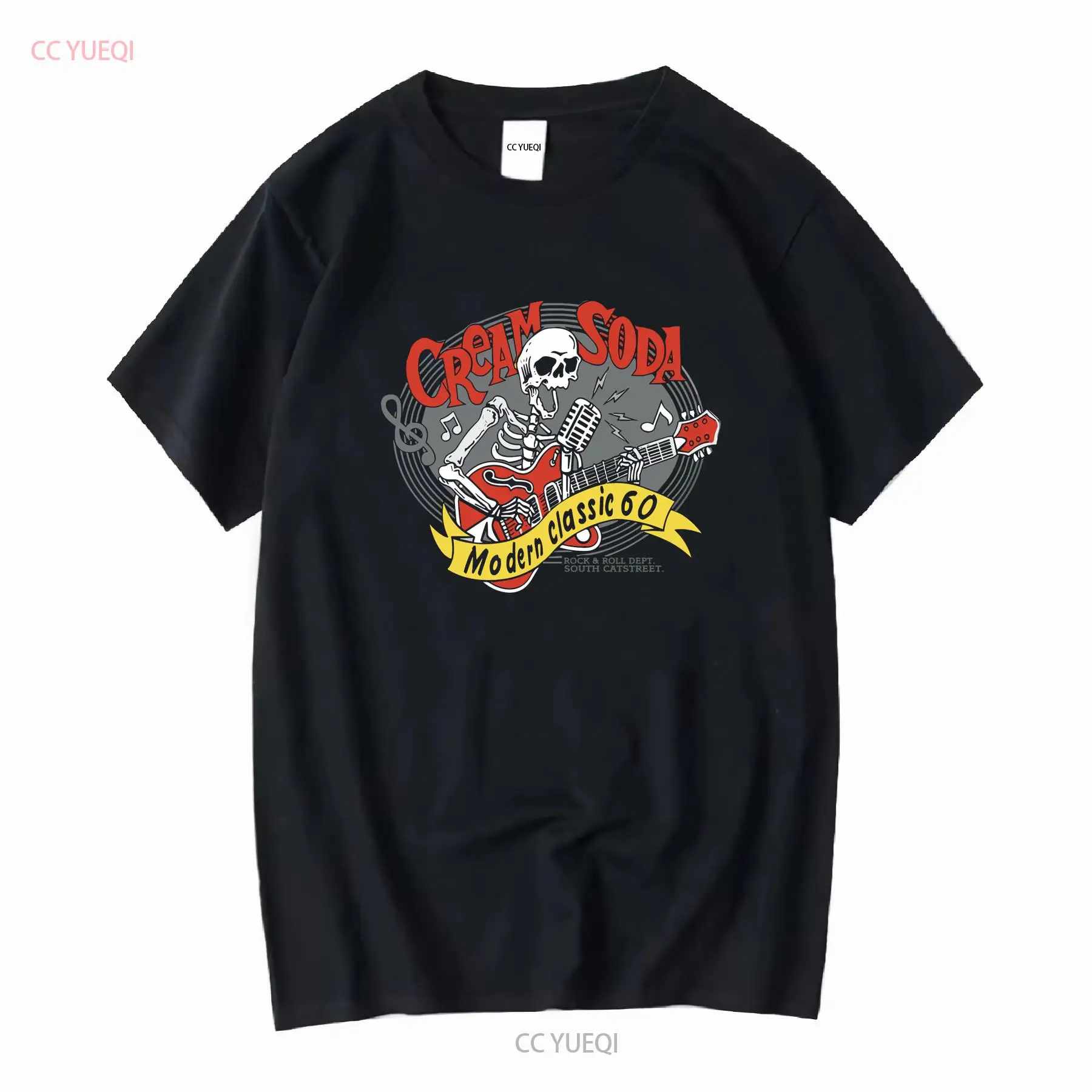 Streetwear Brand Shirts - Футболка Cream Soda Rock Roll, японский
