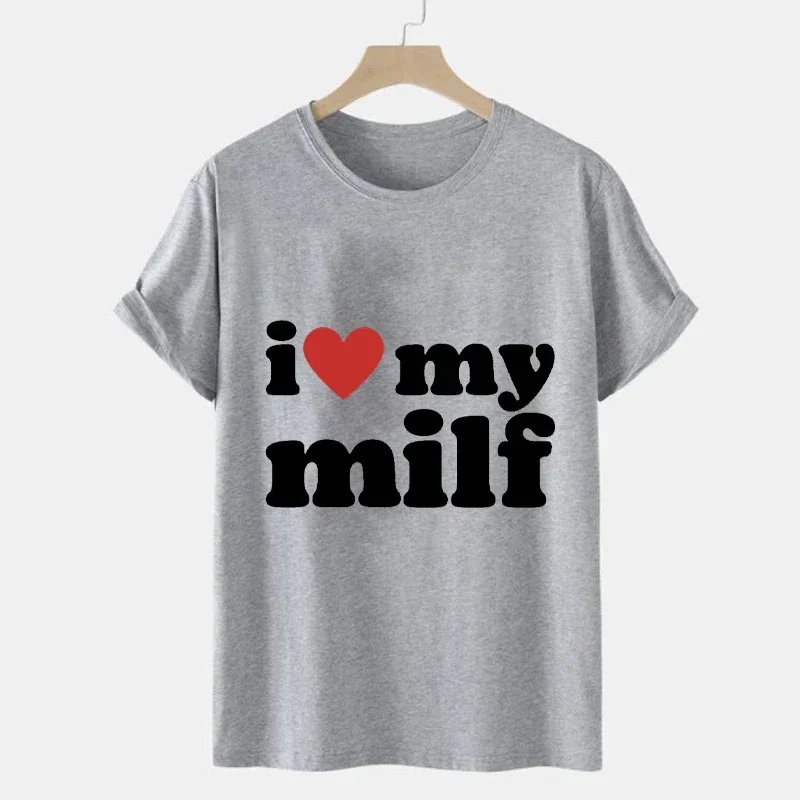 I Love My Milf Print Мужские б – обзор и цена Streetwear Brand Aesthetic