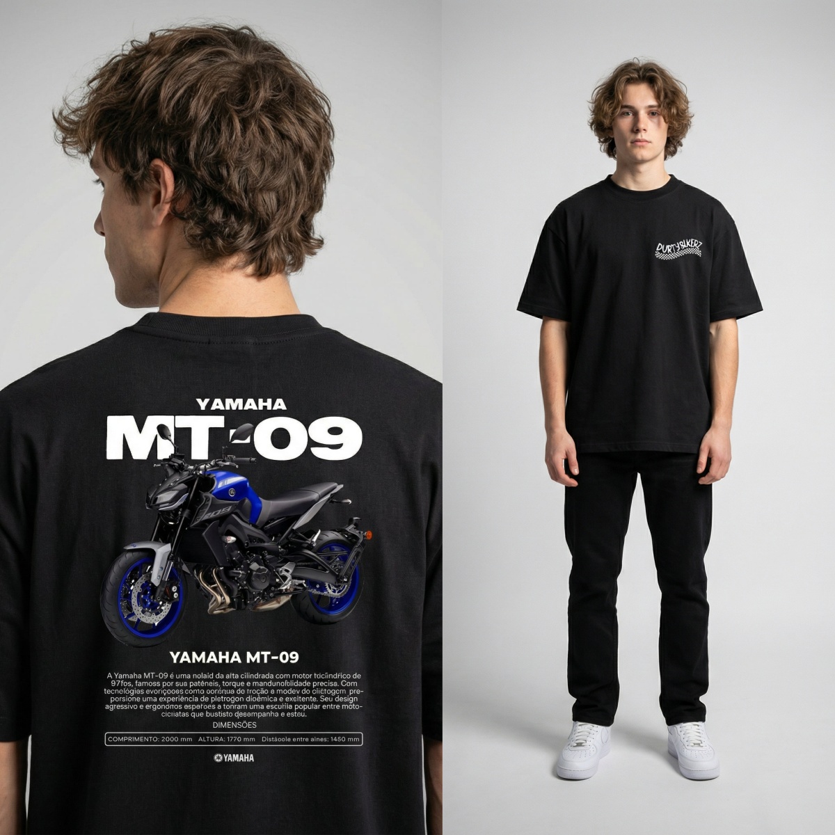 Футболка Yamaha MT-07 в стиле  – обзор и цена Streetwear Brand Shirts