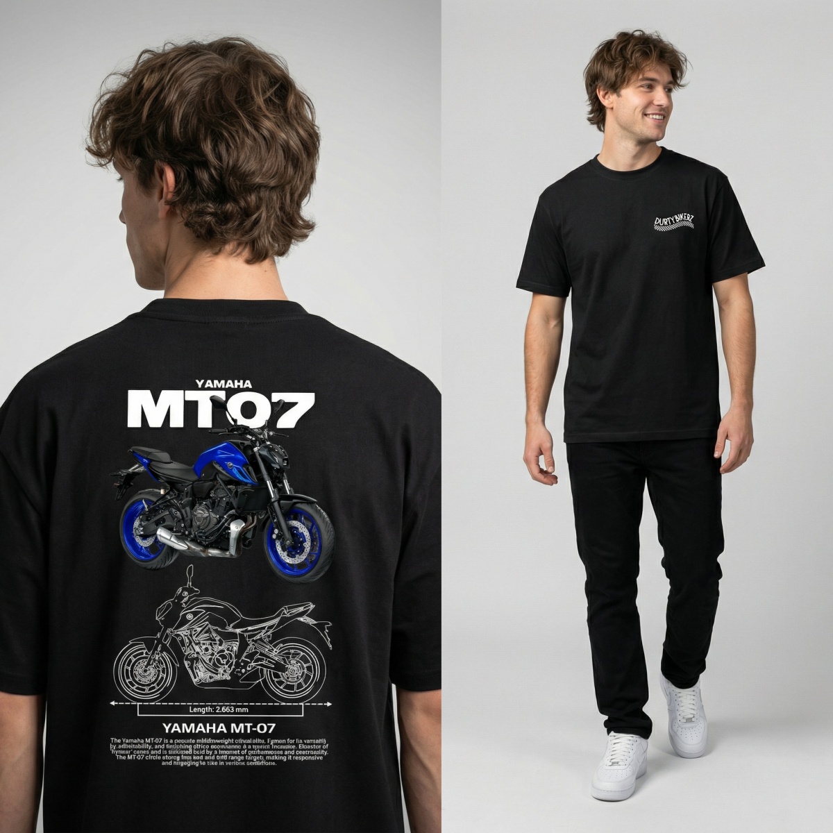 Футболка Yamaha MT-07 в стиле  – обзор и цена Streetwear Brand Shirts