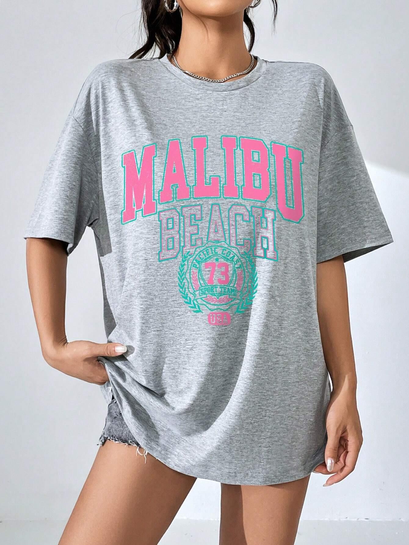 Malibu пляжные женские футболк – обзор и цена Streetwear Brand Shirts
