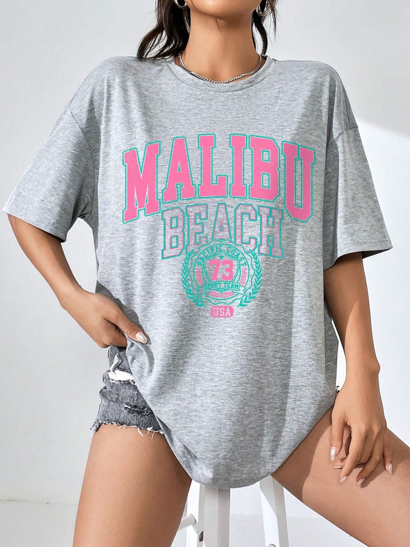 Malibu пляжные женские футболк – обзор и цена Streetwear Brand Shirts