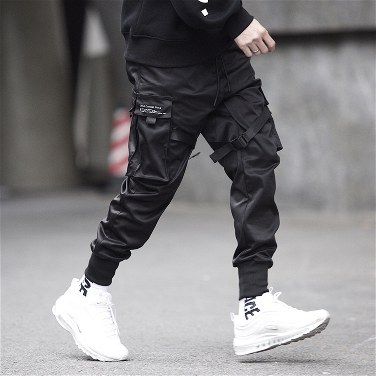 Черные брюки-карго в стиле хип – обзор и цена Brand Of Streetwear