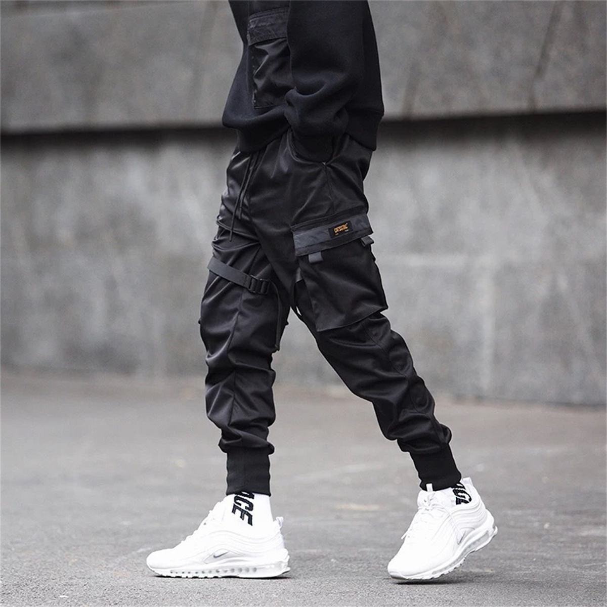 Черные брюки-карго в стиле хип – обзор и цена Brand Of Streetwear