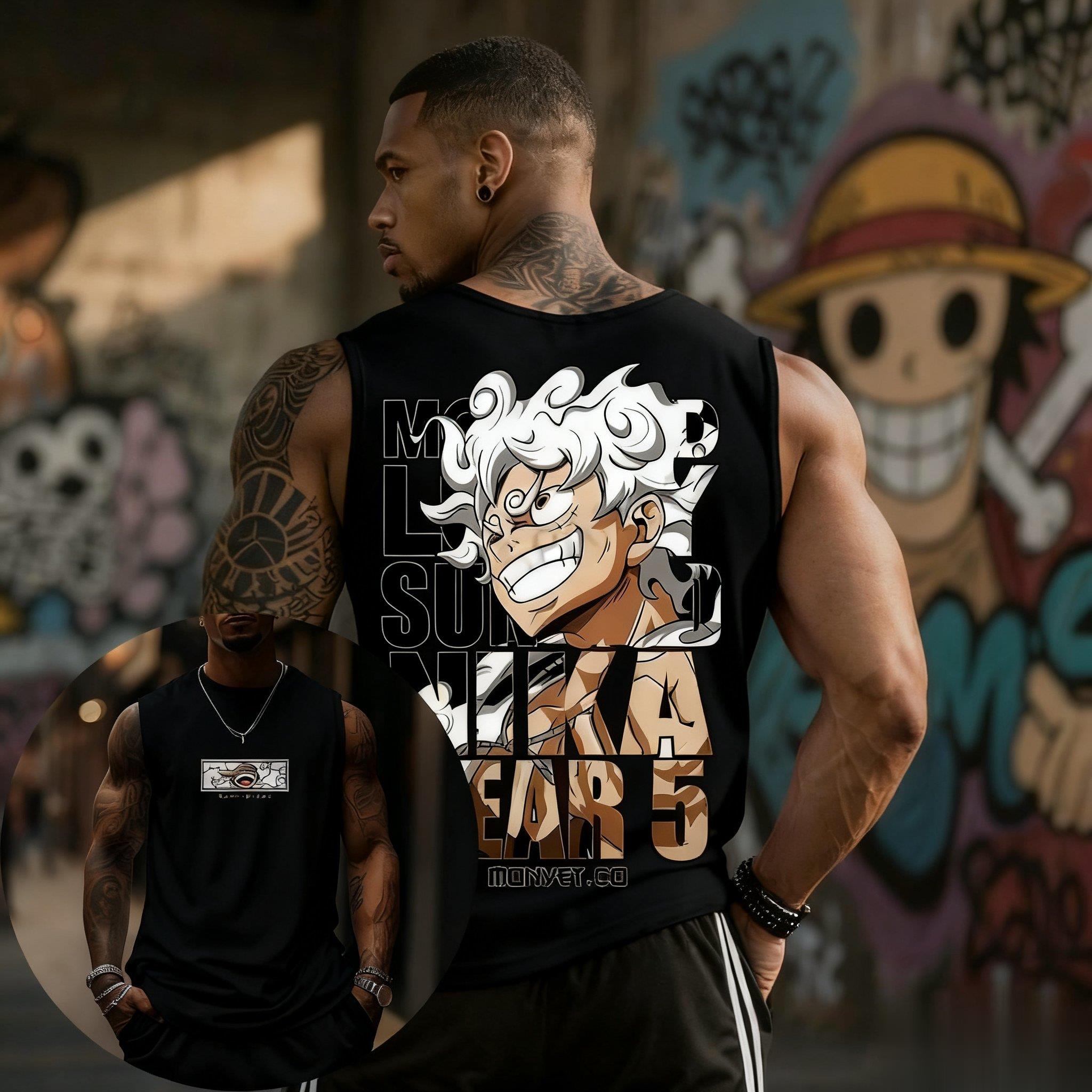 Цельная майка Luffy Gear 5, му – обзор и цена Good Streetwear Brand